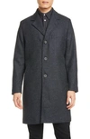 NORSE PROJECTS GLEN PLAID WOOL TOPCOAT,N55-0495