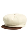 BRIXTON MONTREAL CONTRAST BRIM BAKER BOY CAP,10364 BRNNT