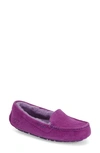 Ugg Ansley Water Resistant Slipper In Soft Amethyst Suede