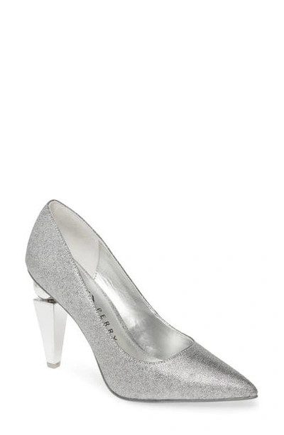 Katy Perry Memphis Pointed-toe Pumps Women's Shoes In Silver