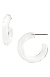 ALEXIS BITTAR MODERNIST SMALL THIN HOOP EARRINGS,AB00E150000