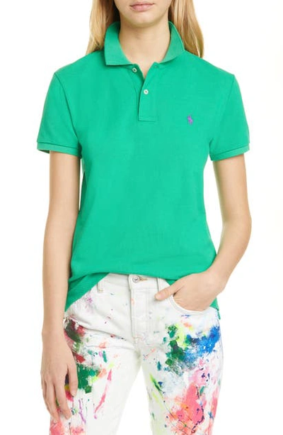 Polo Ralph Lauren Classic Fit Polo In Golf Green