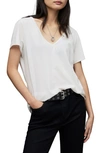 Allsaints Emelyn Tonic Tee In Chalk White