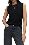 Allsaints Cotton Imogen Tank Top In Black