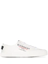GIVENCHY LOGO PRINT LOW-TOP SNEAKERS