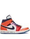 Jordan X Melody Ehsani Air  1 Mid "fearless" Sneakers In White
