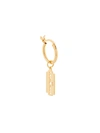 True Rocks Razor Hoop Earring In Gold