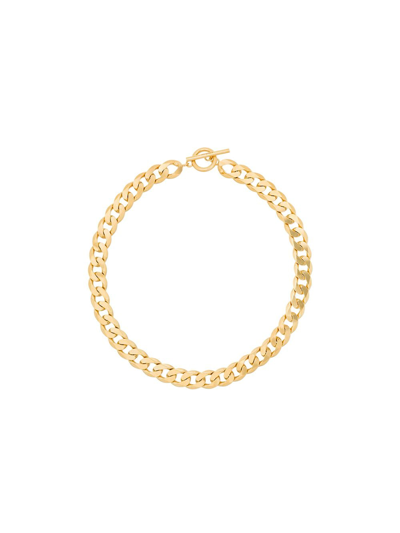 All Blues Gold Vermeil Moto Chain Link Necklace