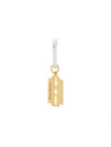 True Rocks Razor Hoop Earring In Silver