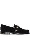 TOGA VIRILIS BUCKLE STRAPPED LOAFERS