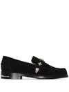 Toga Virilis Ssense Exclusive Black Fur Loafers In Pony Black