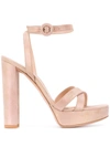 GIANVITO ROSSI PLATFORM HIGH HEEL SANDALS