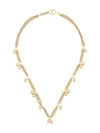 ISABEL MARANT DOUBLE-CHAIN BALL NECKLACE