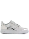 NIKE AIR FORCE 1 SP "METALLIC CHROME" SNEAKERS