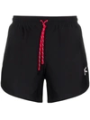 District Vision Aaron Compression Track Shorts In Black