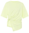 See By Chloé See By Chloe Asymmetric Knot Tee In Young Green