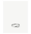 Monica Vinader Nura Reef Sterling Silver Ring In Silver