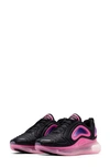 Nike Air Max 720 Sneakers In Black/ Black/ Pink/ Purple