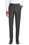 CANALI CLASSIC FIT WOOL & MOHAIR PANTS,AM00987111780121