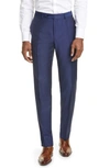 CANALI CLASSIC FIT WOOL & MOHAIR PANTS,AM00987303780121