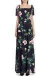 DOLCE & GABBANA ROSE PRINT COTTON POPLIN WIDE LEG JUMPSUIT,F6C3DTHS5FZ