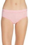 Tommy John Cool Cotton Briefs In Wild Rose Heather