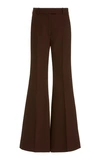 JOSEPH VALMY FLARED WOOL-BLEND TROUSER,743793