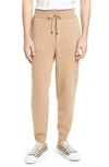 Burberry Monogram Motif Track Pants In Camel