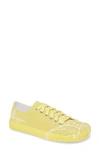 Maison Margiela Tabi Paint-splattered Low-top Sneakers In Aurora