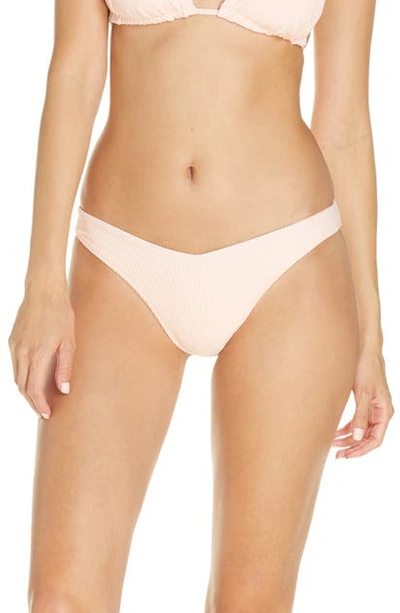 Frankies Bikinis Enzo Bikini Bottoms In Peach