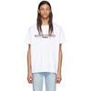 GIVENCHY WHITE TUFTING LOGO T-SHIRT