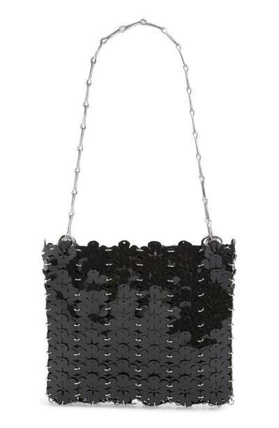 Rabanne Hawai 69 Sequined Chainmail Bag In Black