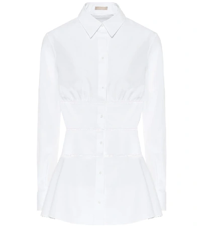Alaïa Cotton Shirt In White