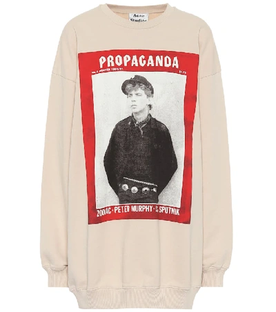 Acne Studios Finale Propaganda Magazine-print Cotton Sweatshirt In Magazine-print Sweatshirt