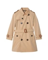 BURBERRY MAYFAIR COLLARED TRENCH COAT,PROD216150511
