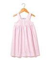 Petite Plume Charlotte Seersucker Nightgown In Pink Seersucker