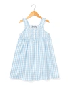 Petite Plume Girls' Charlotte Gingham Nightgown - Baby, Little Kid, Big Kid In Blue