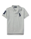 Polo Ralph Lauren Big Pony Pique Knit Polo In Gray