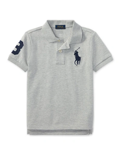 RALPH LAUREN BOY'S BIG PONY PIQUE KNIT POLO,PROD220710397