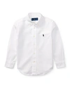 Polo Ralph Lauren Kids' Little Boy's & Boy's Cotton Oxford Sport Shirt In White