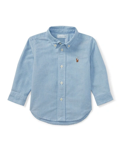 Polo Ralph Lauren Kids' Boy's Oxford Shirt In Blue