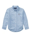 Polo Ralph Lauren Boy's Oxford Sport Shirt In Blue