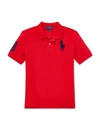 Polo Ralph Lauren Big Boys Big Pony Cotton Mesh Short Sleeve Polo In Red