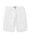 Polo Ralph Lauren Flat Front Chino Shorts In White