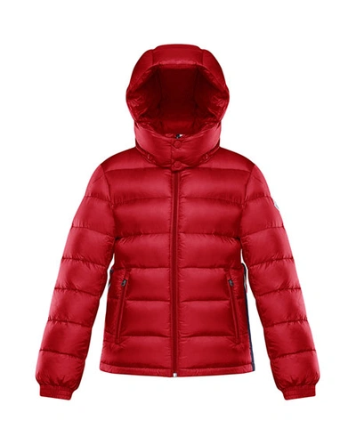 Moncler Kids' New Gastonet Puffer Coat In Red