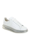 ALEXANDER MCQUEEN MEN'S OVERSIZED CLEAR-SOLE SNEAKERS,PROD226240228