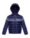 MONCLER BOY'S RENALD LOGO TAPE BOMBER JACKET,PROD226220180