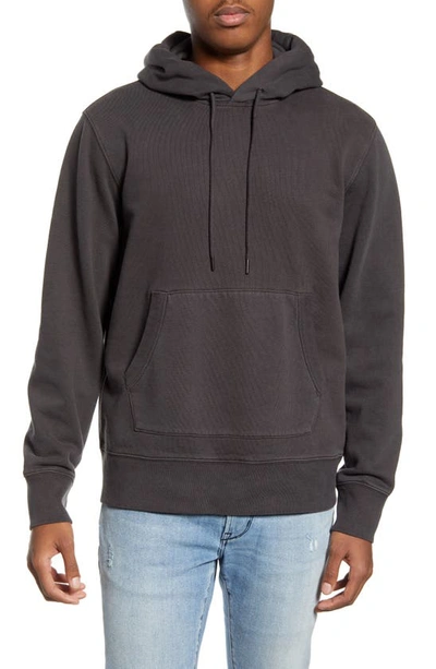 Madewell Hooded Sweatshirt In Black Coal