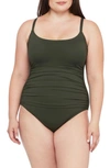 LA BLANCA ISLAND ONE-PIECE SWIMSUIT,LB0IG24W