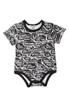 ART & EDEN DREW TEXT PRINT BODYSUIT,IBS9ON2317TM